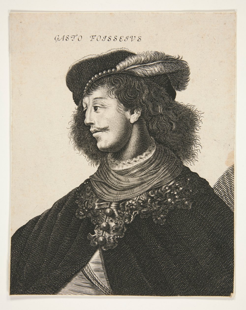 Gasto Foisseius (Gaston de Foix?) autorstwa Unknown