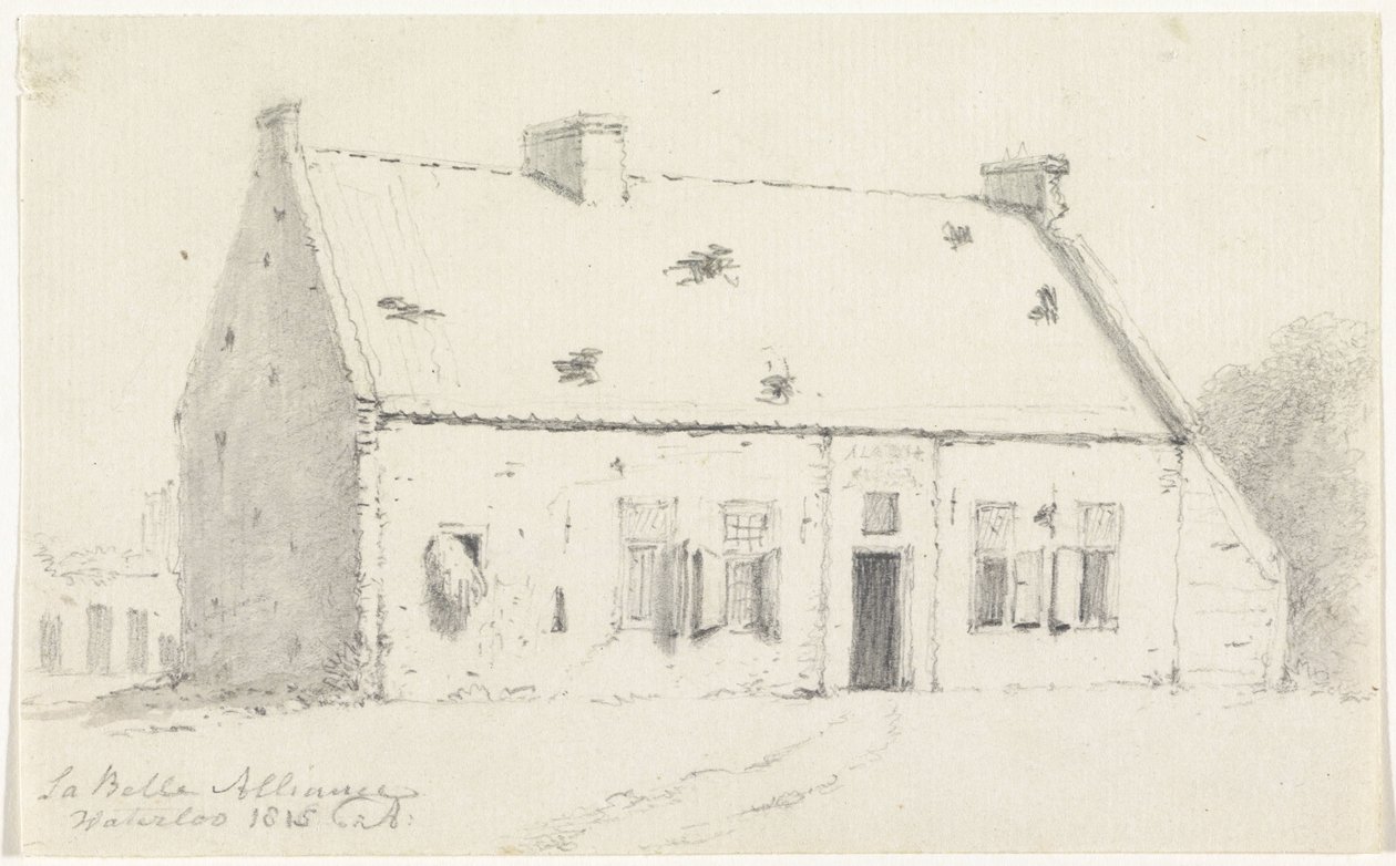 Huis La Belle Alliance La Belle Alliance / Waterloo 1815 (tytuł na obiekcie) autorstwa Unknown