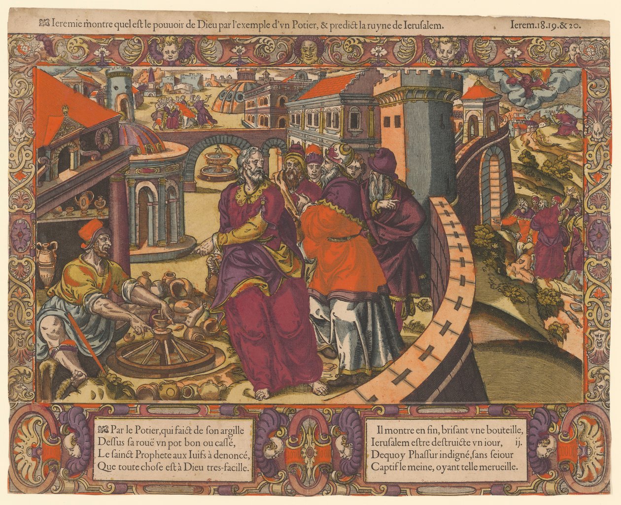 Jeremiasz pokazuje, jaka jest moc Boża przez autorstwa Unknown