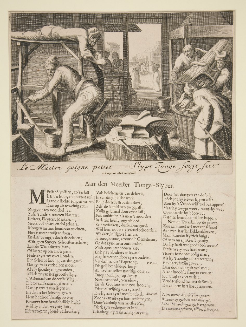 Le Maitre gaigne petiet. Slypt Tonge ciepły autorstwa Unknown