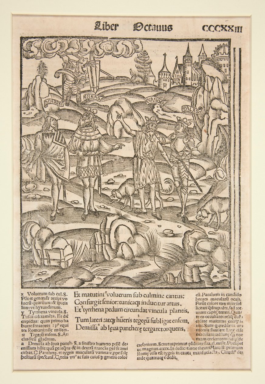 Strona z Wergiliusza strasburskiego, 1502 autorstwa Unknown