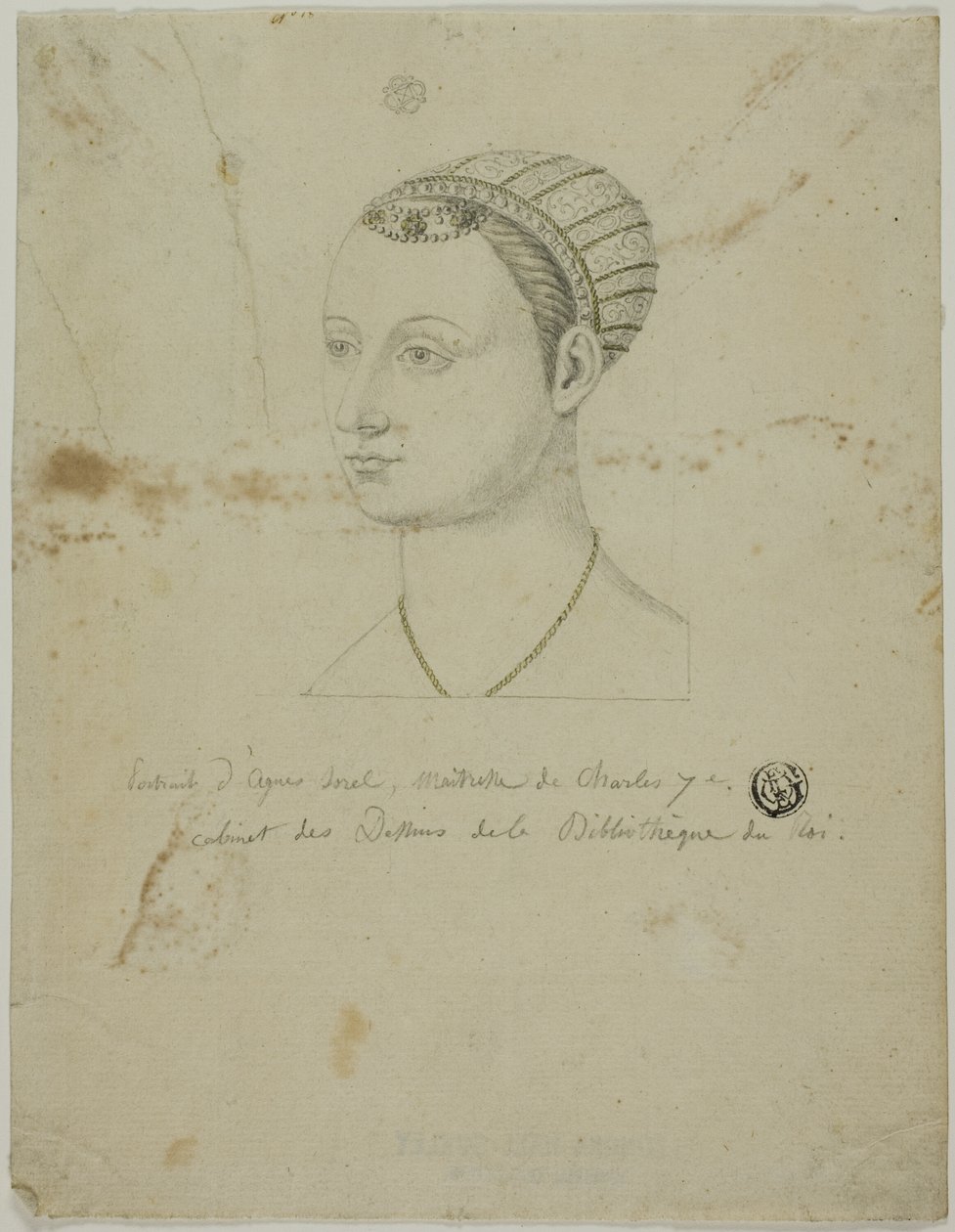 Portret Agnes Sorel autorstwa Unknown