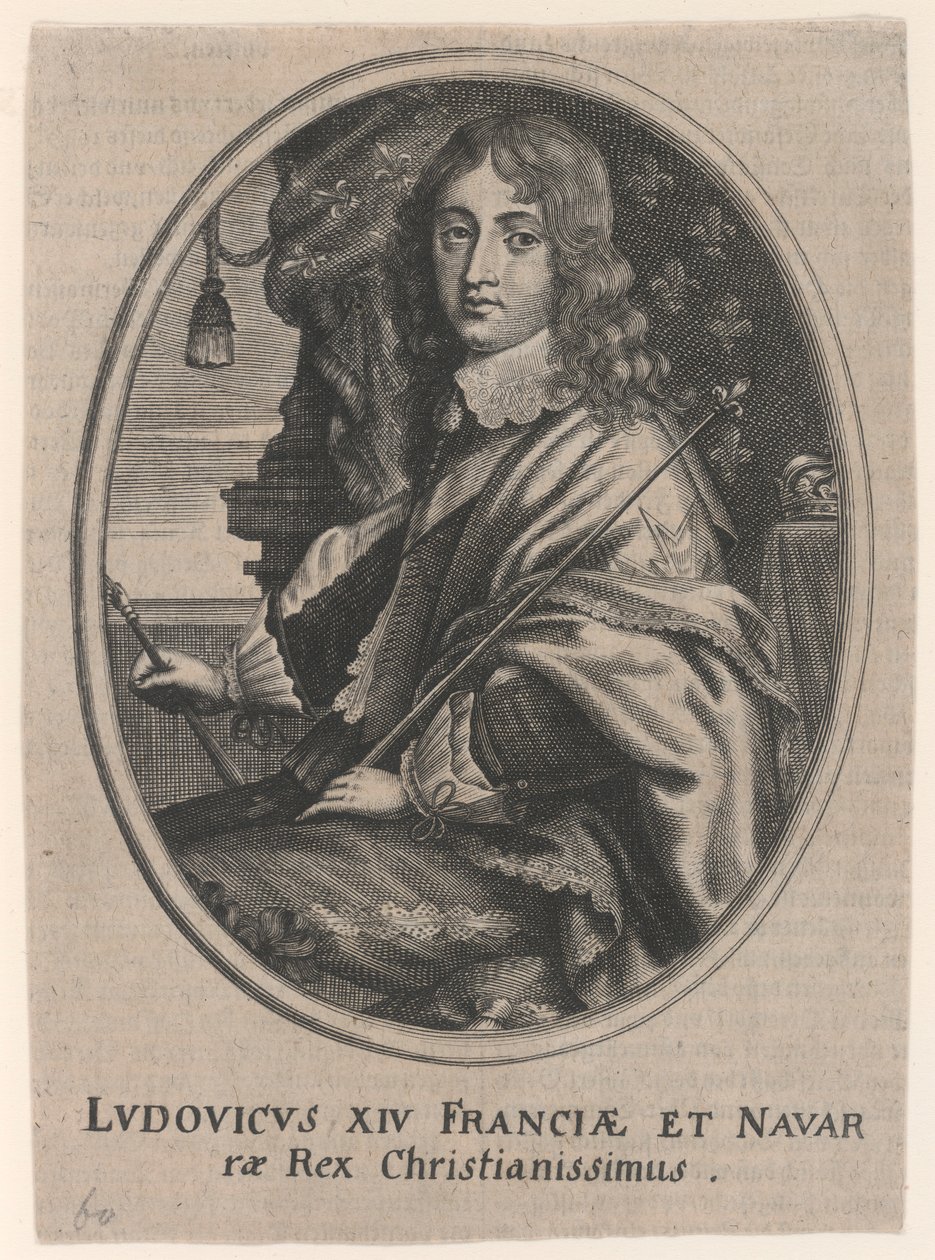 Portret Ludwika XIV, króla Francji i Nawarry autorstwa Unknown