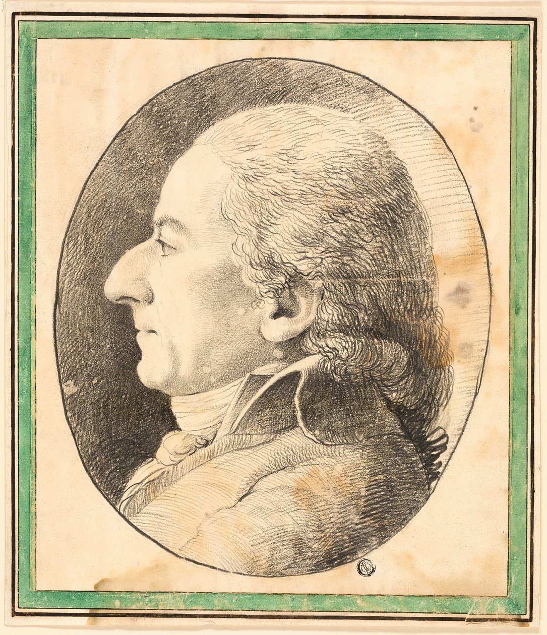 Profil popiersia mężczyzny autorstwa Unknown