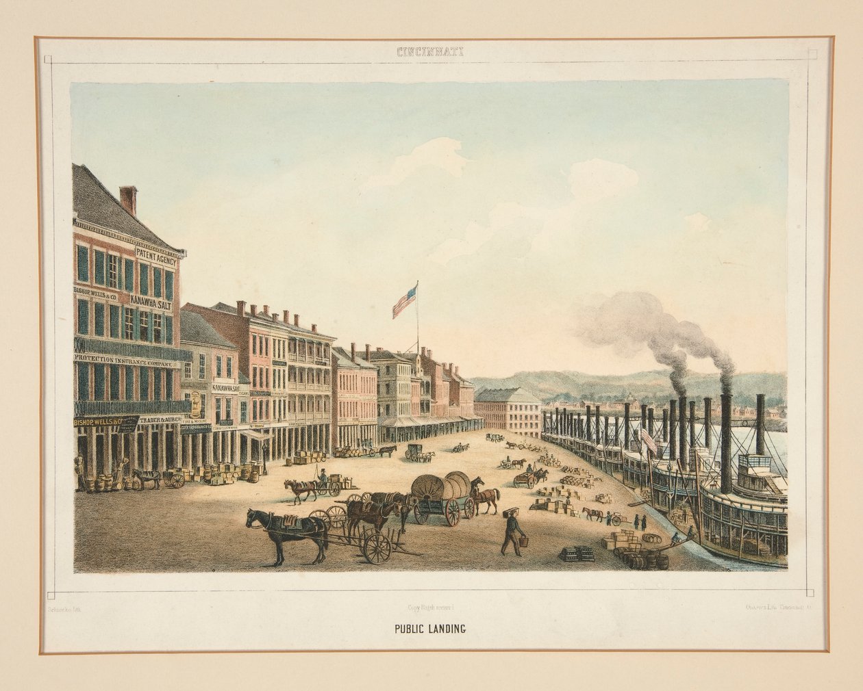 Lądowanie publiczne, Cincinnati autorstwa Unknown