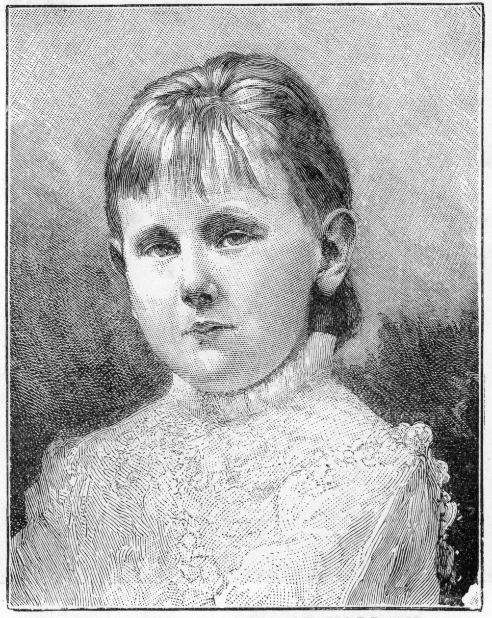 Królowa Wilhelmina Holandii, 1893 autorstwa Unknown