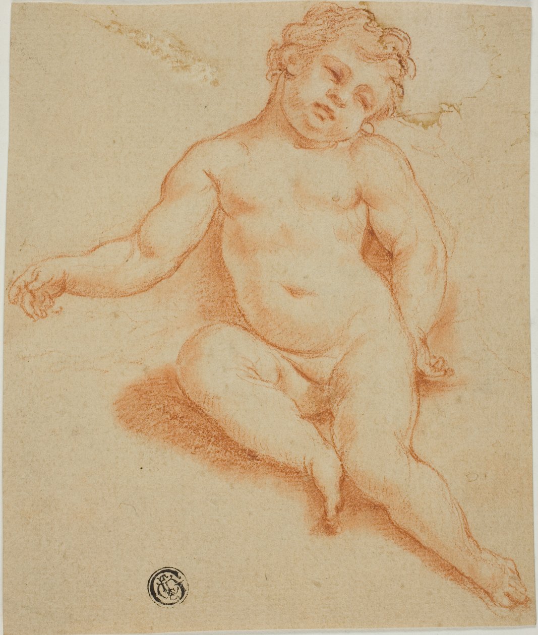Siedzący Putto autorstwa Unknown