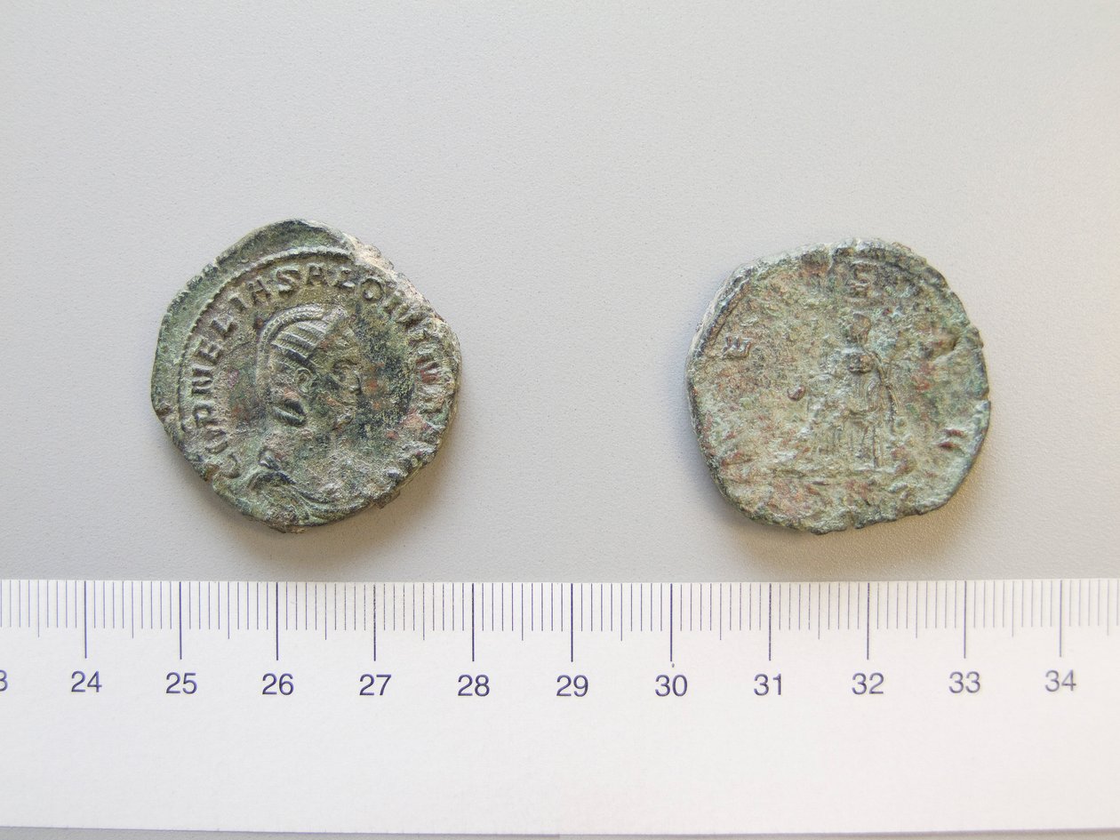 Sestercjusz z Gallienus, cesarz Rzymu z Rzymu autorstwa Unknown