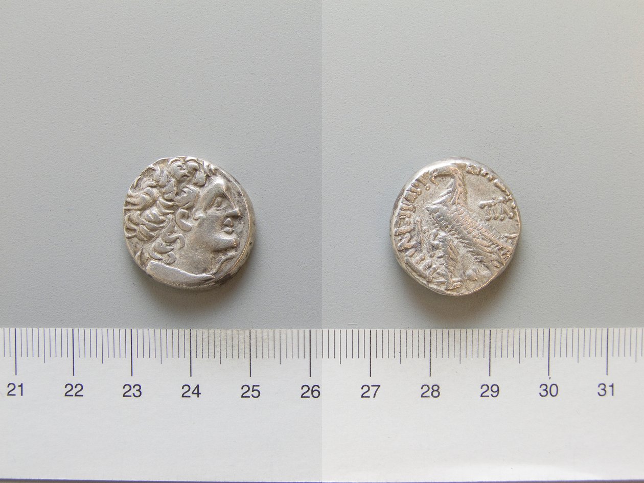Tetradrachma Ptolemeusza XII, króla Egiptu z Egiptu autorstwa Unknown