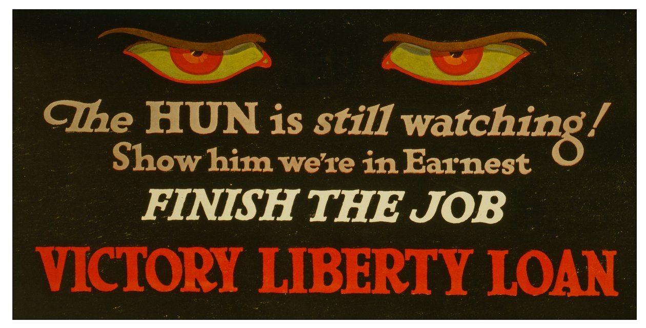 Hun wciąż patrzy! Pokaż mu były na serio - dokończ pracę Victory Liberty Loan.rnc.1917 autorstwa Unknown