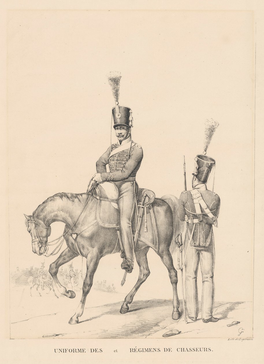 Mundur szoferów i pułków (mundury kawalerii) autorstwa Unknown