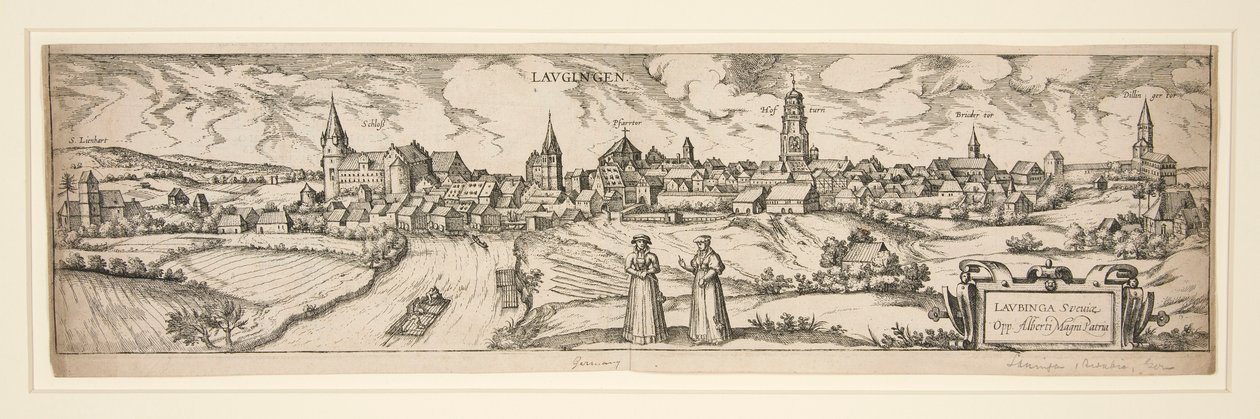 Bez tytułu (Schloss Lienhart, itp. Miasto LAUGEN) autorstwa Unknown