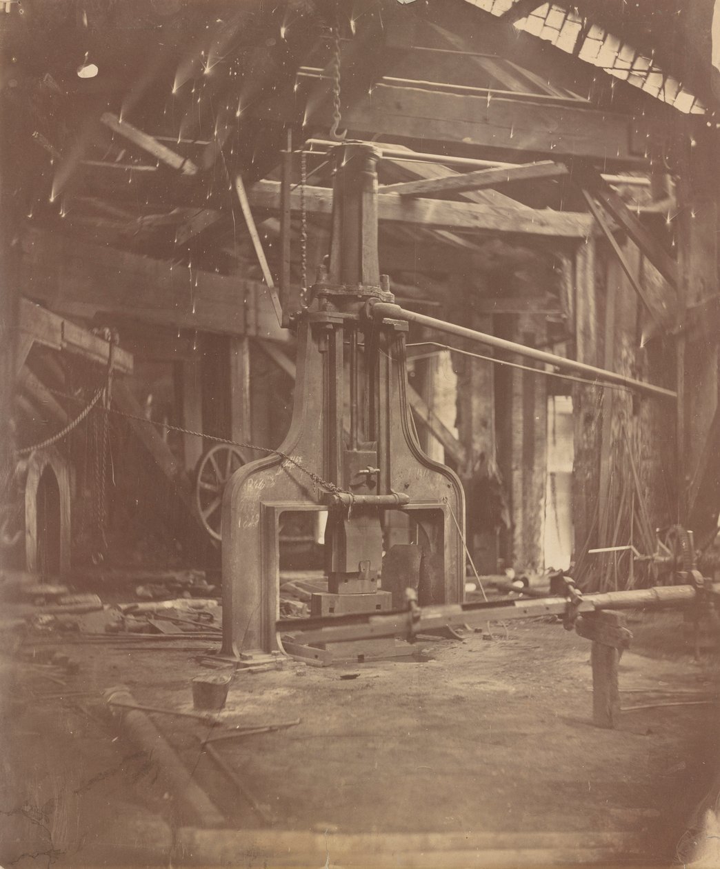 Bez tytułu [Steamhammer, West Point Foundry, Cold Spring, Nowy Jork] autorstwa Unknown