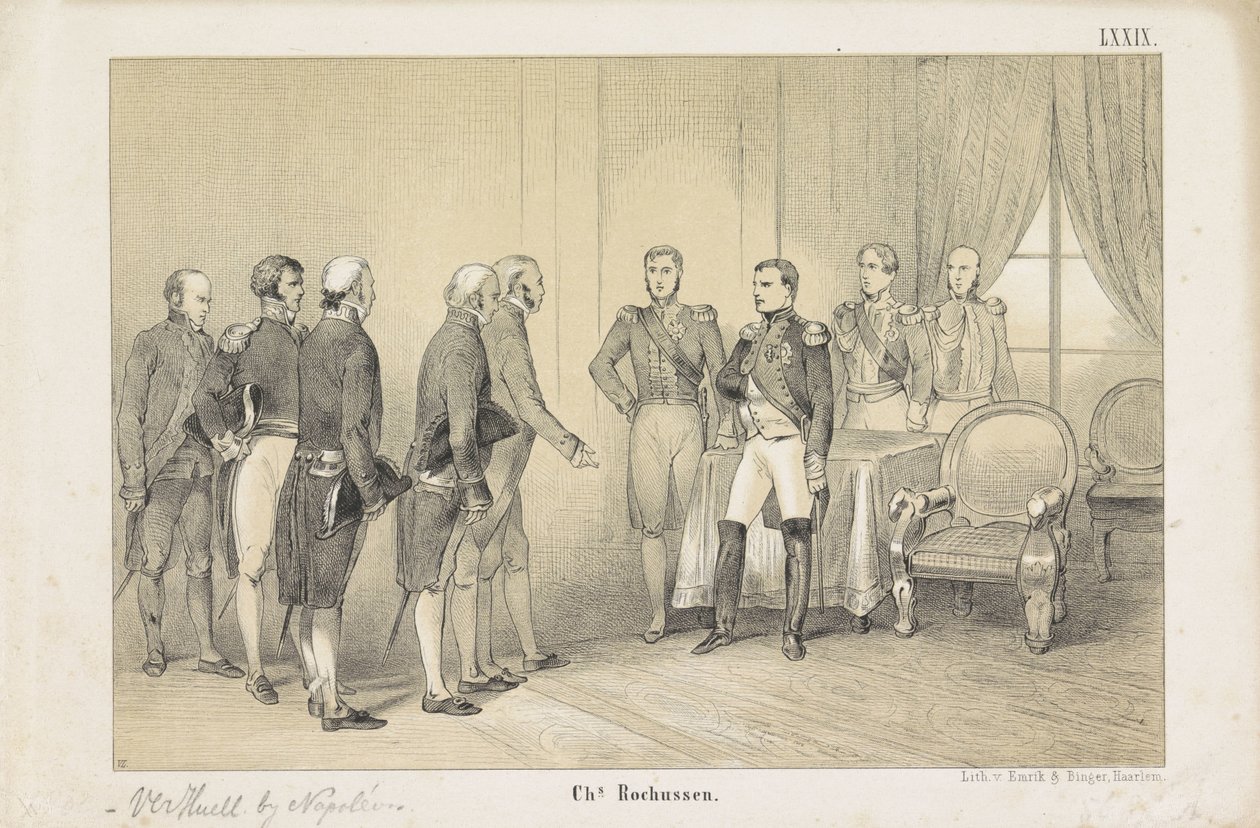 Verhuell z Napoleonem, 1806 autorstwa Unknown