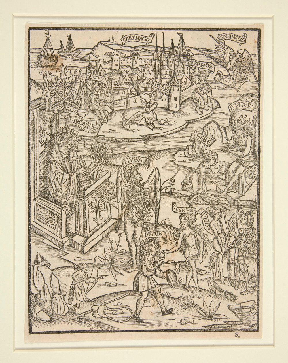 Drzeworyt z Wergiliusza strasburskiego, 1502 autorstwa Unknown