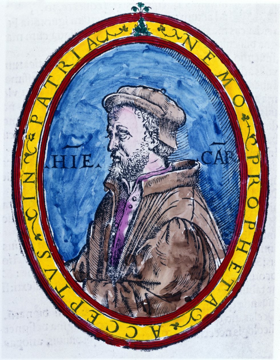 (Cardanus Hieronymus) Jerome Cardan po włosku Gerolamo Cardano, włoski lekarz, matematyk, filozof i astrolog (Pawia autorstwa Unknown artist