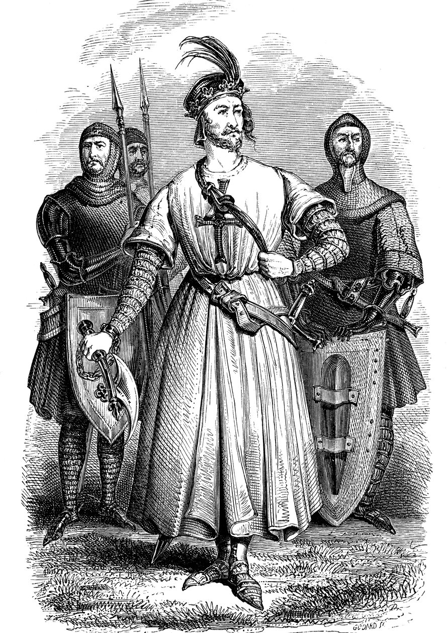 1157-1199, Ryszard pierwszy w Anglii, Ryszard Lwie Serce, król Anglii i książę Normandii autorstwa Unknown artist