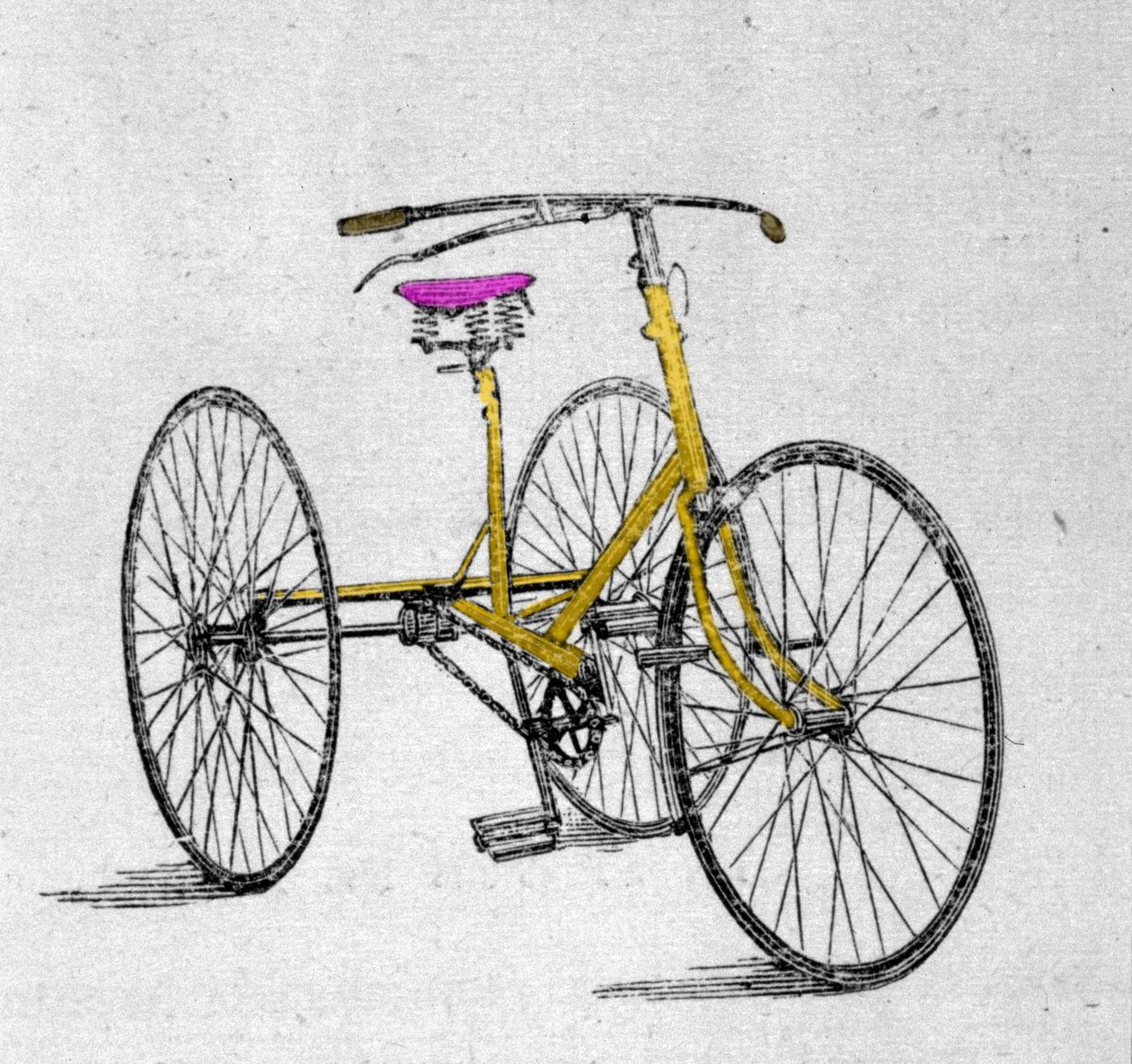 Zaawansowany model trójkołowy. autorstwa Unknown artist