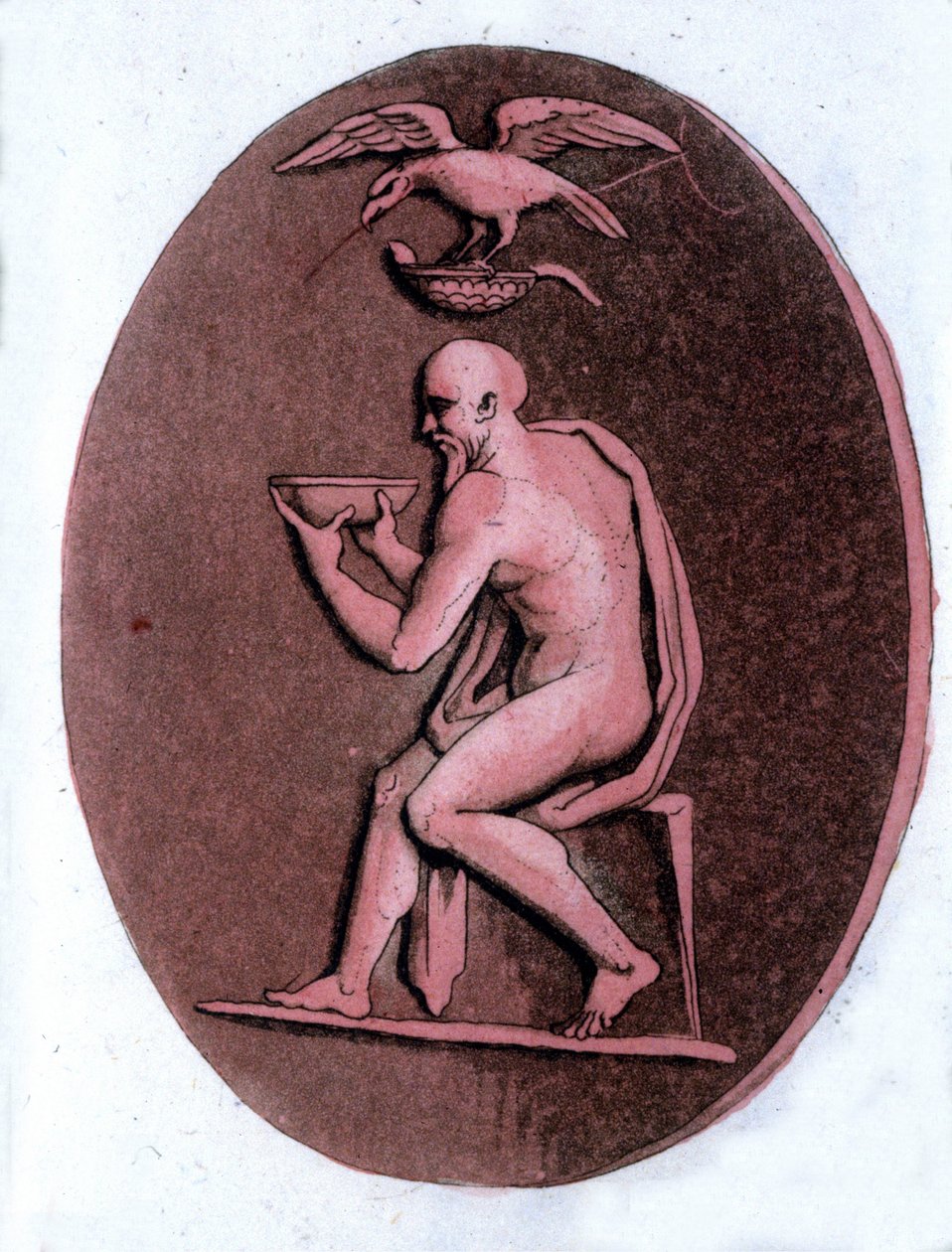 Ajschylos (ok. 525-456 pne), grecki poeta tragiczny. autorstwa Unknown artist