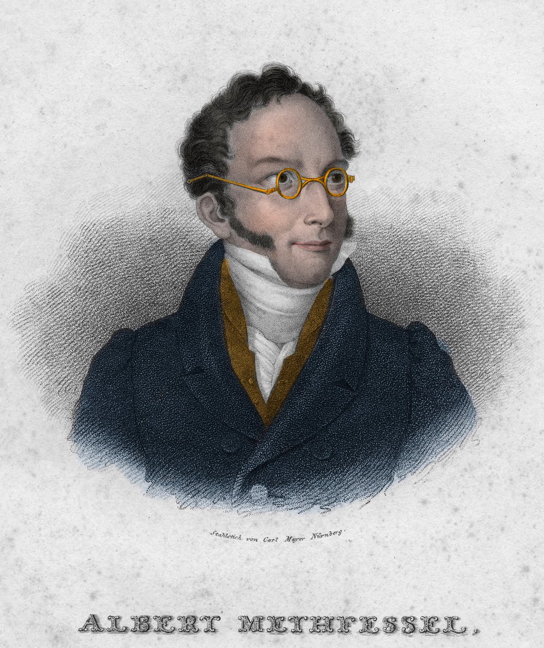 Albert Gottlieb Methfessel (1785-1869) – angielski kompozytor i dyrygent autorstwa Unknown artist