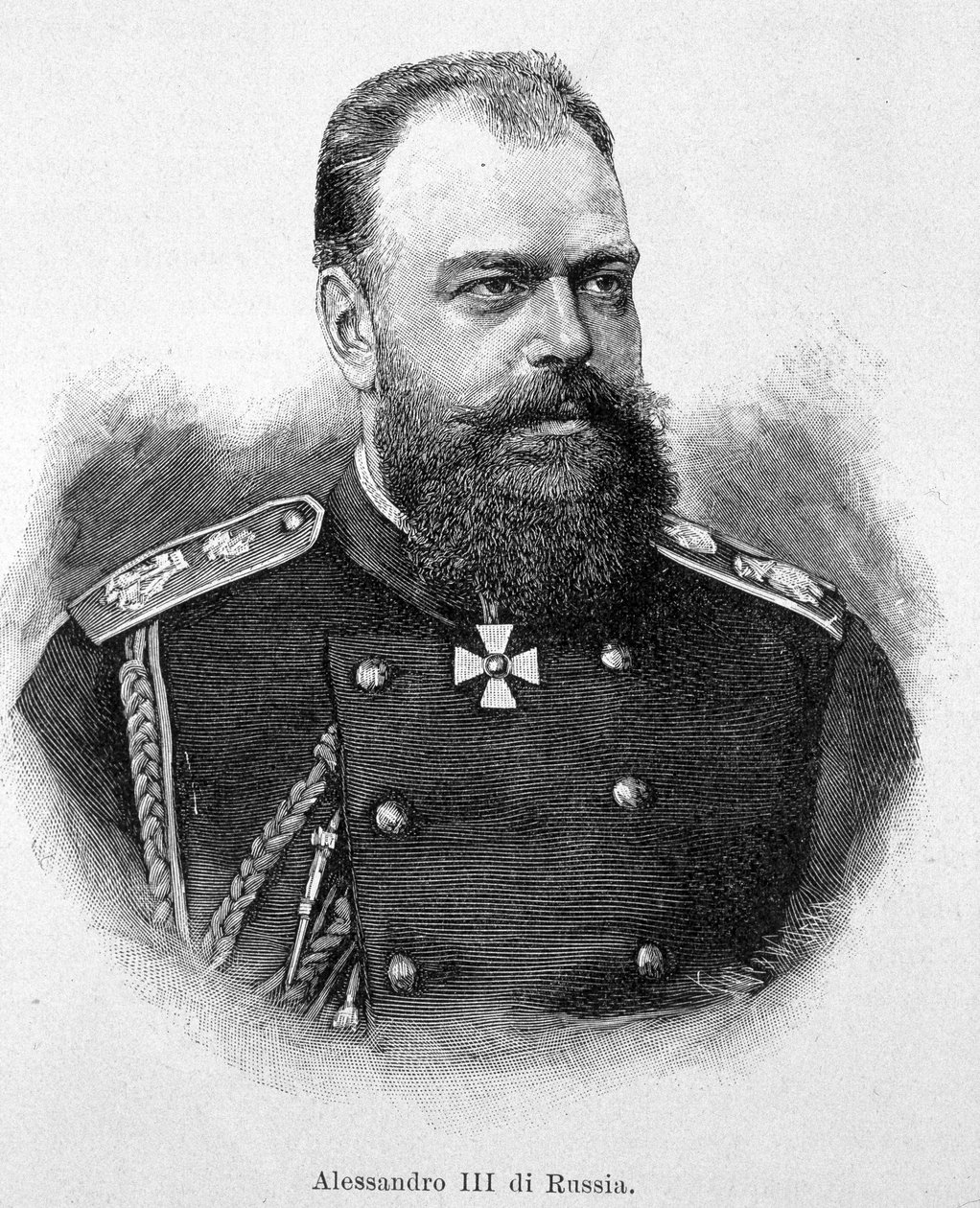 Aleksander III (Aleksandrowicz) cesarz Rosji autorstwa Unknown artist