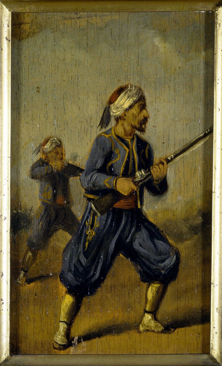 Algierscy tyralierowie, anonimowi, sd autorstwa Unknown artist