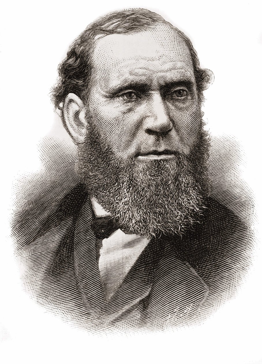 Allan Pinkerton (1819-1884), amerykański detektyw szkockiego pochodzenia. autorstwa Unknown artist