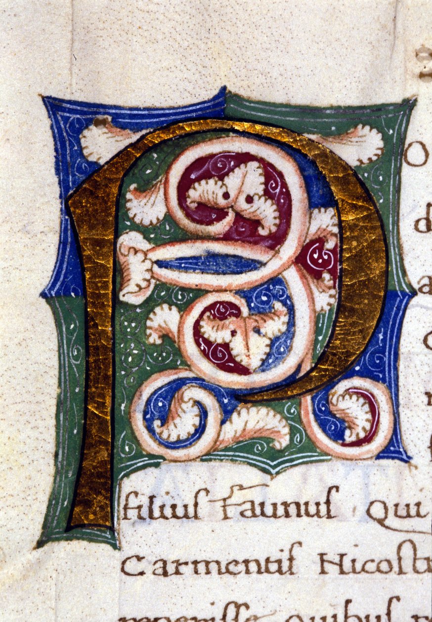 Alfabet: zminiaturowana litera P autorstwa Unknown artist