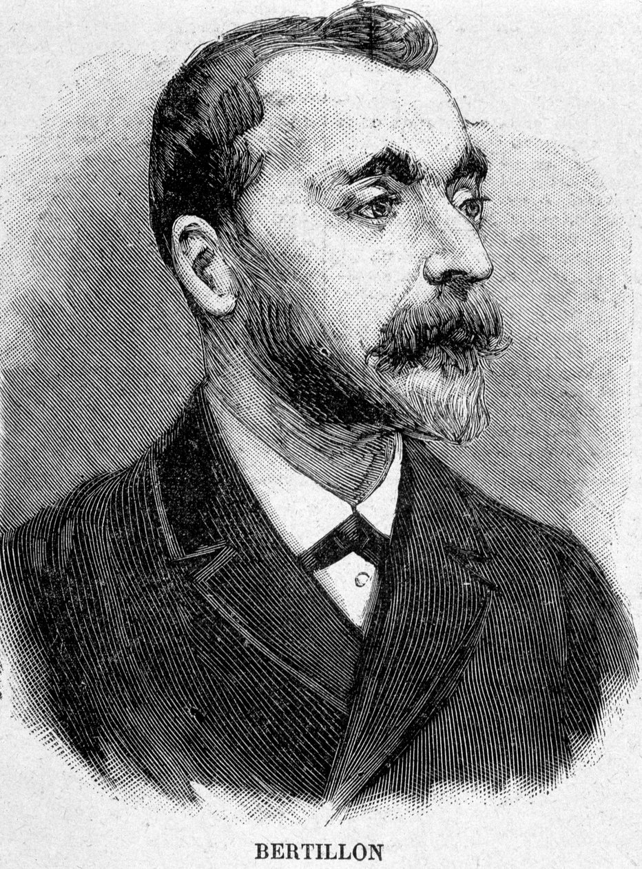 Alphonse Bertillon (1853-1914), francuski uczony, twórca antropometrii. autorstwa Unknown artist