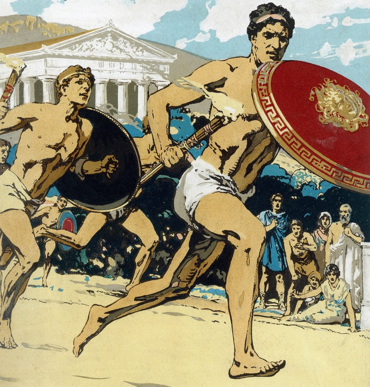Starożytne igrzyska olimpijskie autorstwa Unknown artist