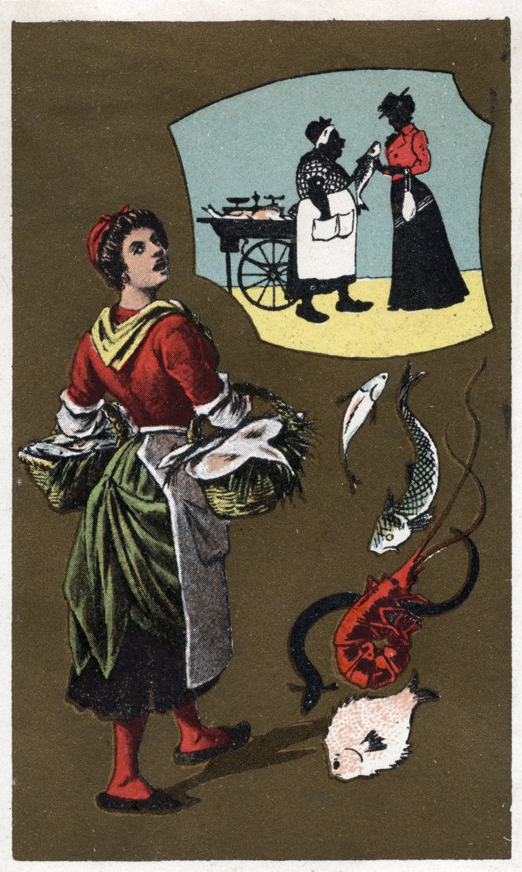 Anonimowa chromolitografia, koniec XIX wieku. autorstwa Unknown artist