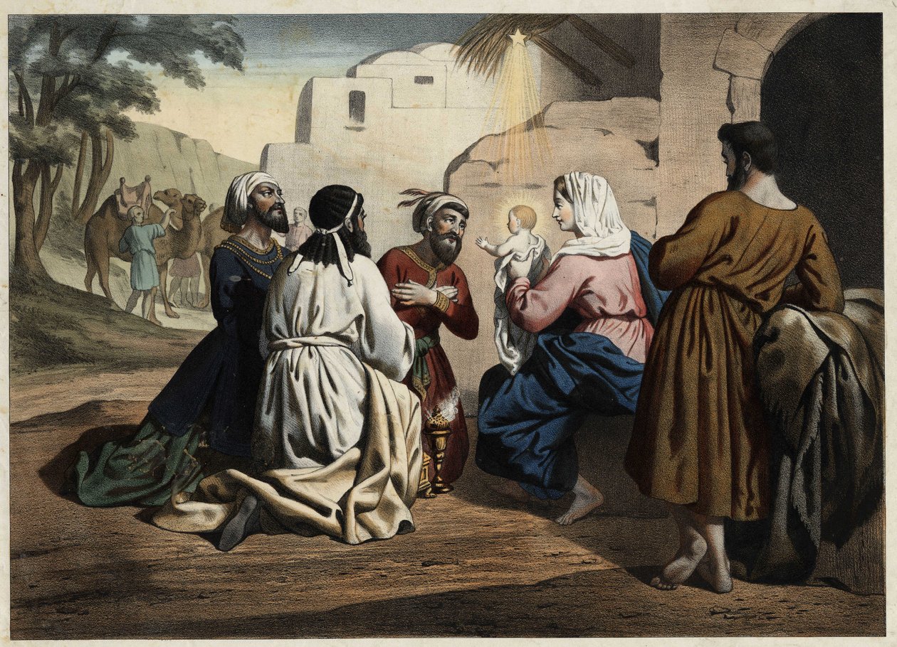 Anonimowy rycina z połowy XIX wieku. autorstwa Unknown artist