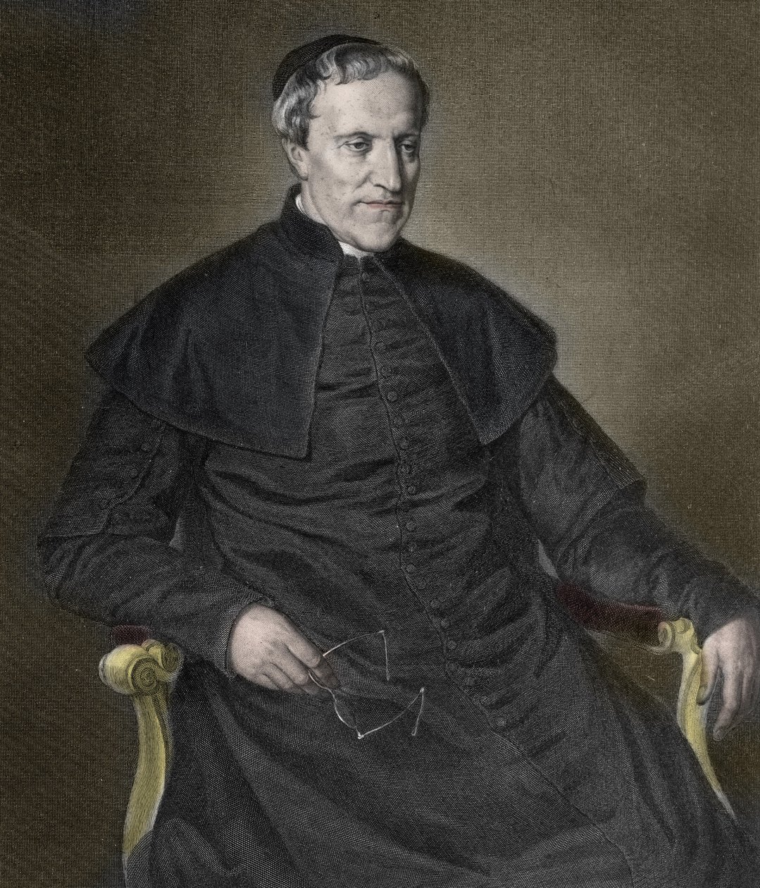 Antonio Rosmini (1797-1855), włoski filozof i ksiądz - Portret włoskiego księdza i filozofa Antonio Rosmini Serbati (Rosmini-Serbati) (1797-1855) „” autorstwa Unknown artist