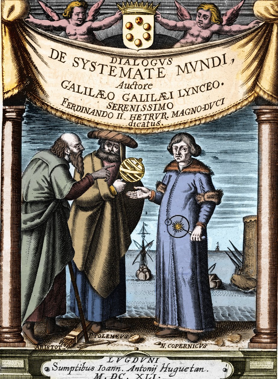 Arystoteles, Ptolemeusz i Mikołaj Kopernik (Nicolaus Copernicus autorstwa Unknown artist