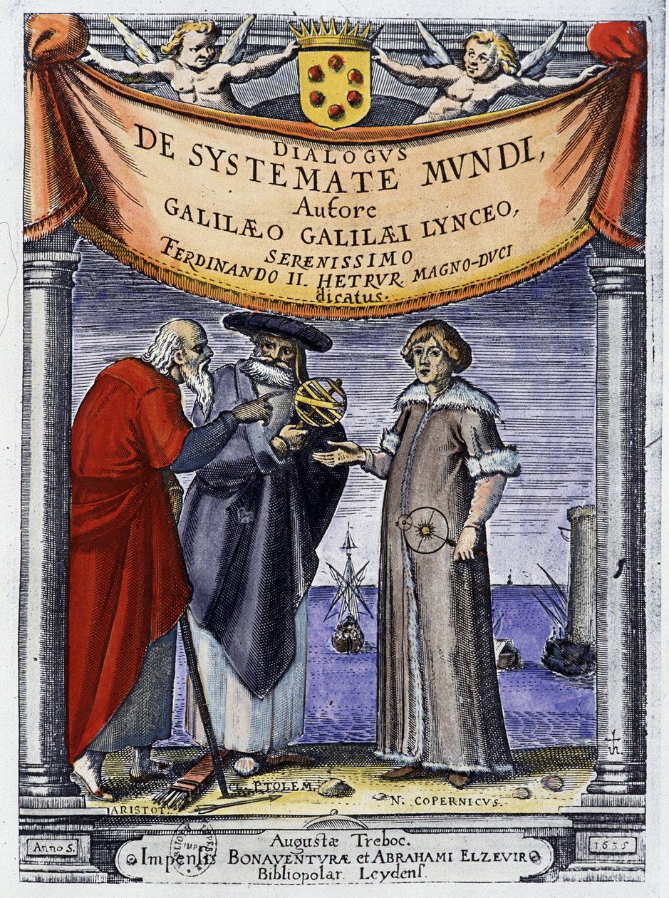 Arystoteles, Ptolemeusz i Mikołaj Kopernik (Nicolaus Copernicus autorstwa Unknown artist