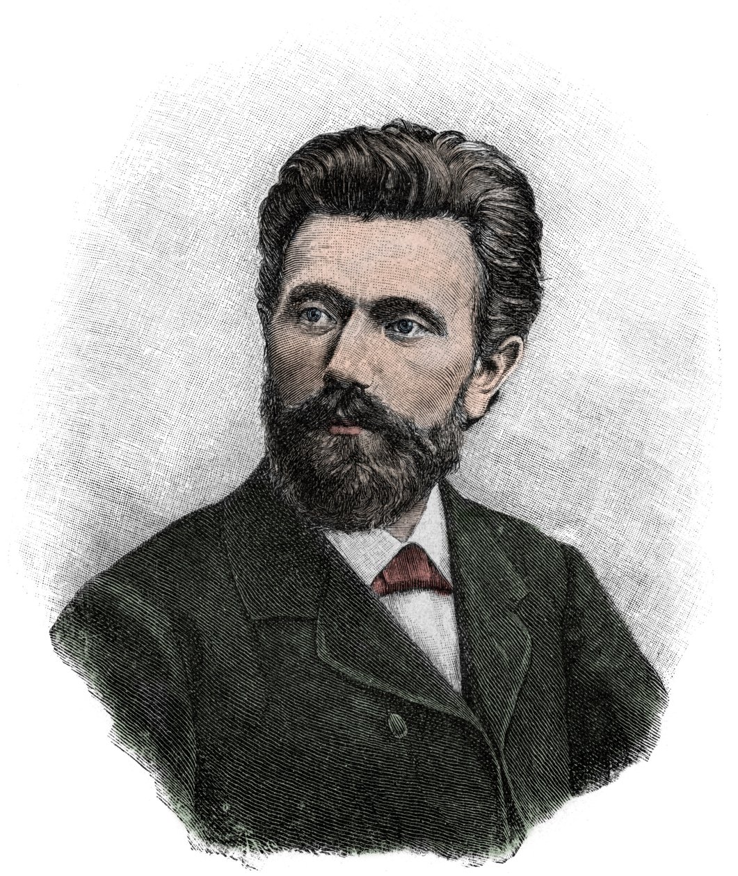 August Bebel (1840-1913), niemiecki marksistowski polityk i pisarz - Portret Augusta Bebla (1840-1913), niemieckiego polityka autorstwa Unknown artist