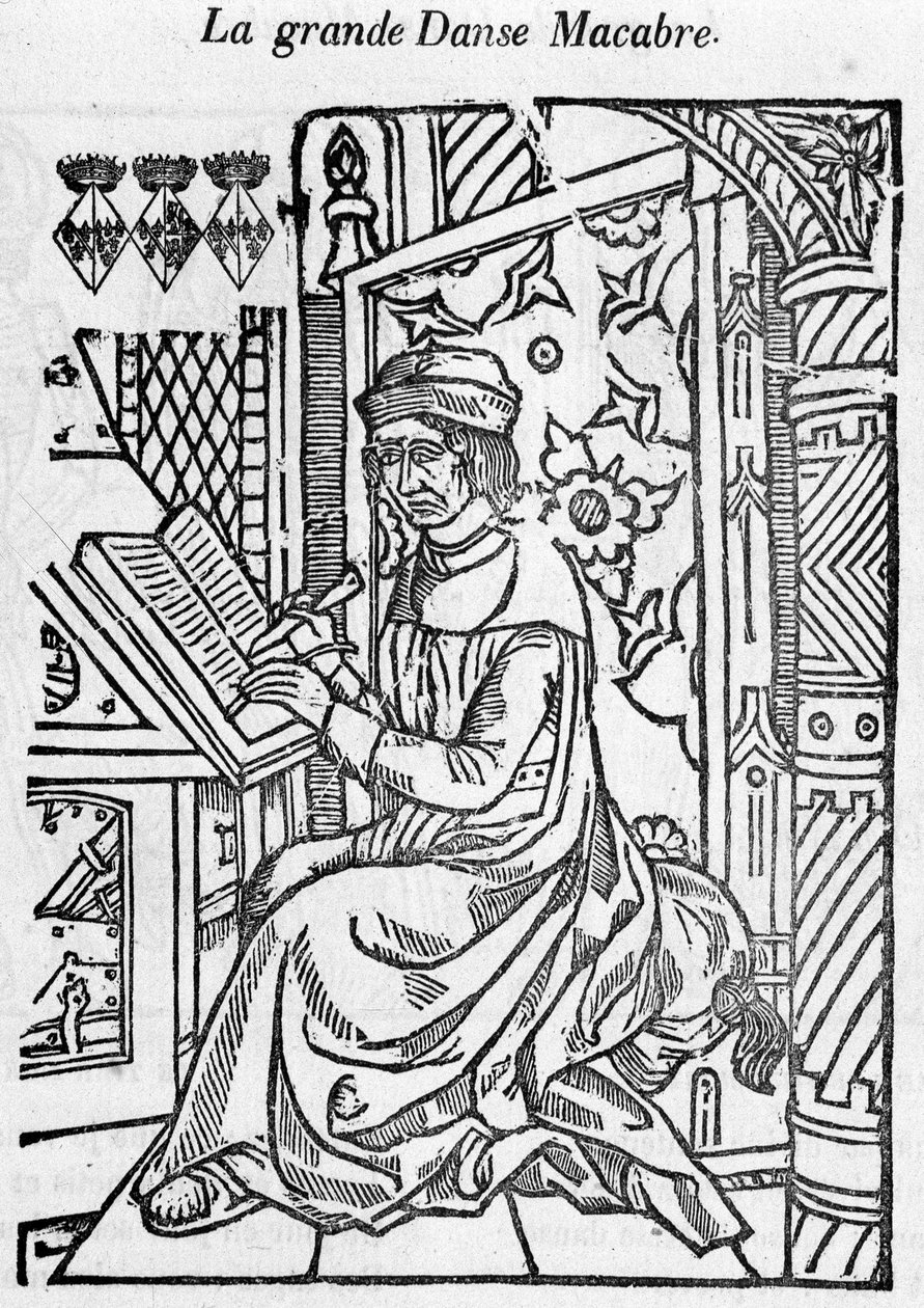 Autor wielkiego makabrycznego pisarstwa tanecznego. autorstwa Unknown artist