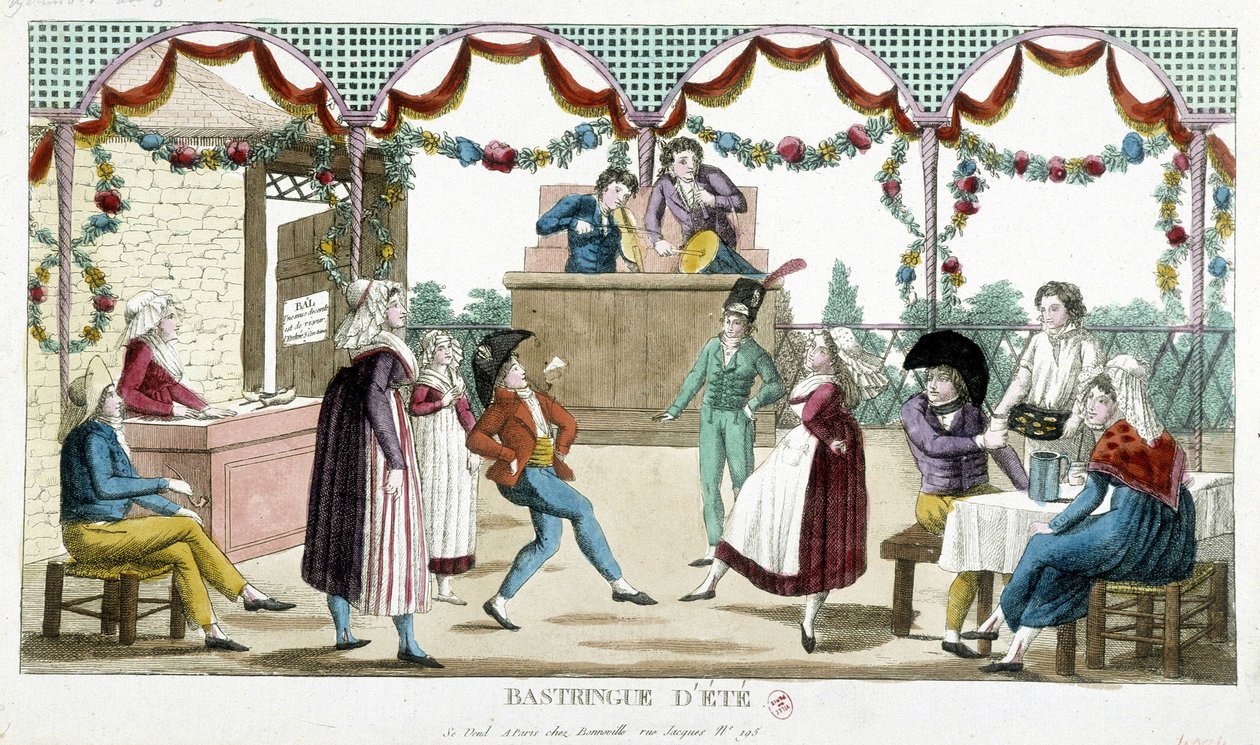 Bal: Bastrigue letnia, b.d., koniec XVIII w. autorstwa Unknown artist