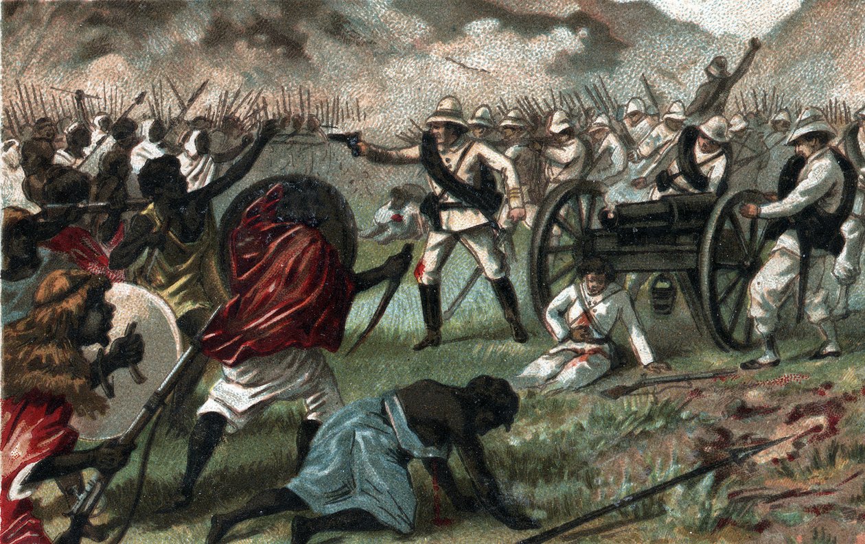 Bitwa pod Abba Karimą (Adoua, Etiopia) między Etiopią a Włochami autorstwa Unknown artist