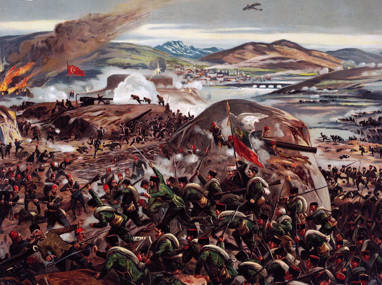 Bitwa pod Kirk Kilisse (bitwa pod Lozengradem) Türkiye, 24 października autorstwa Unknown Artist