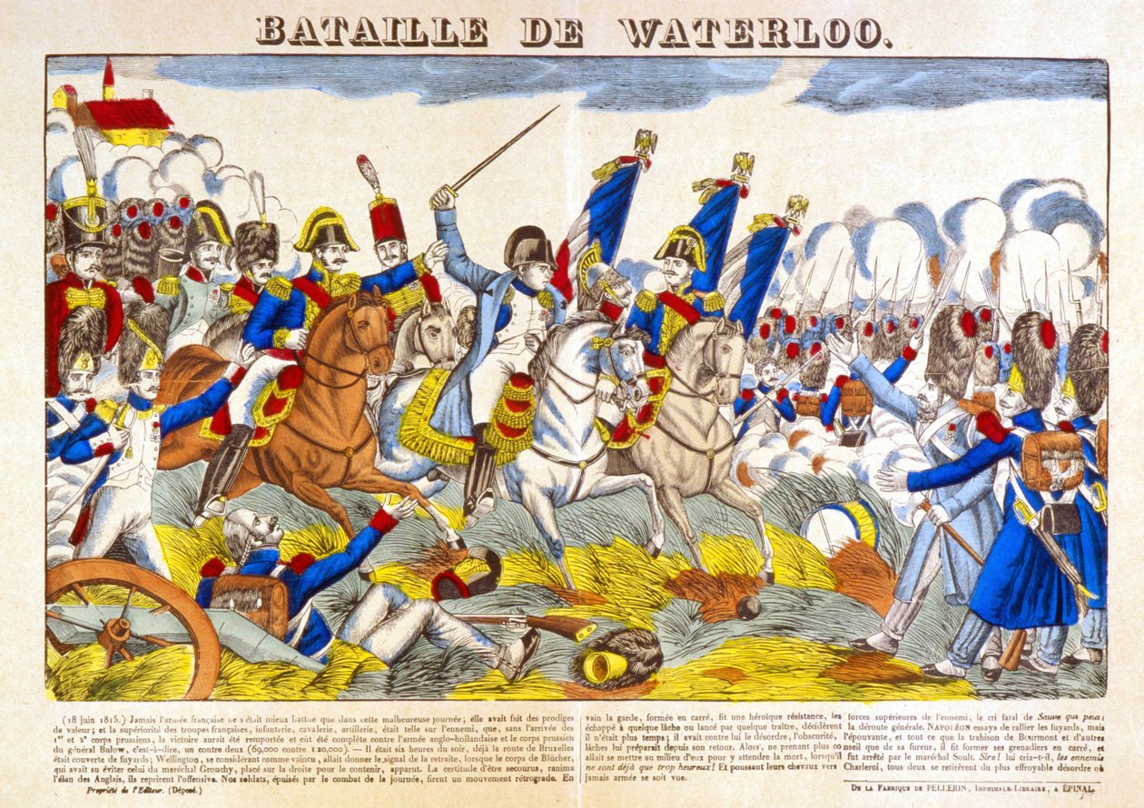 Bitwa pod Waterloo (1815). autorstwa Unknown artist