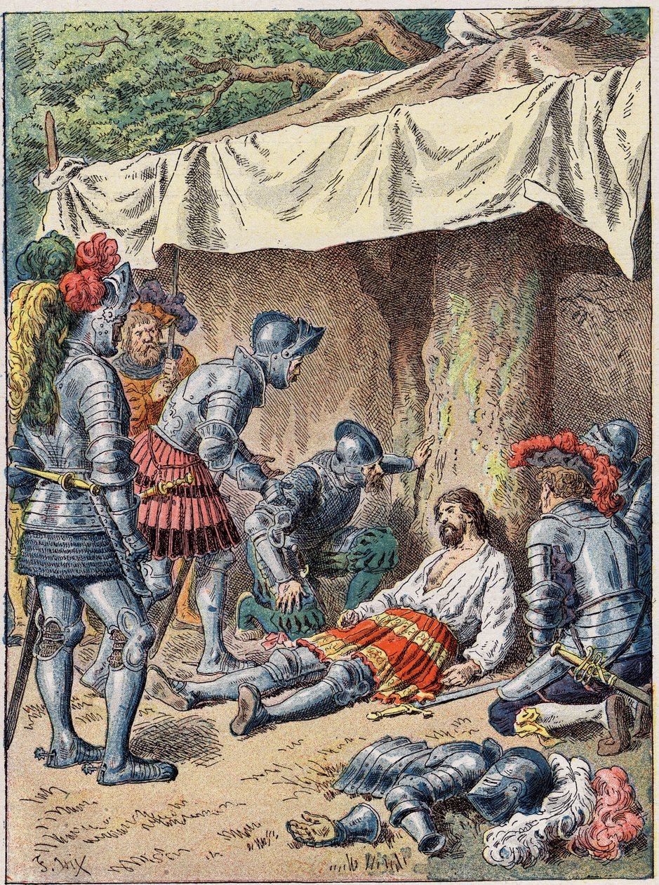 Śmierć Bayarda w 1524 roku. autorstwa Unknown artist