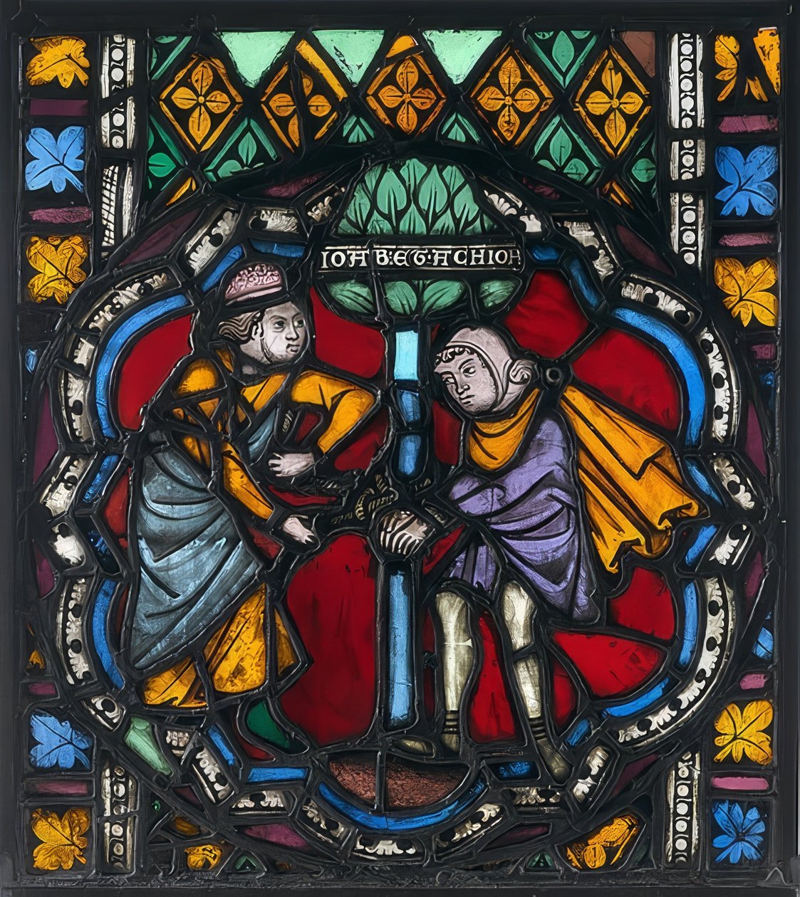 Znaczna szyba. Strasburg, ok. 1270 (prawdopodobnie dawniej od św. Tomasza) autorstwa Unknown