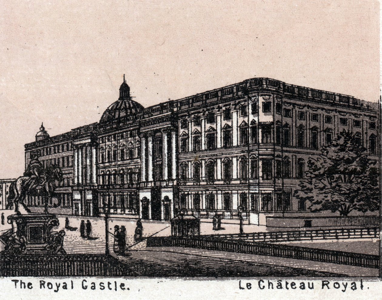 Berlin, Niemcy: widok na Zamek Królewski. w „” Świat ilustruje 168 odsłon”” Niedatowany (koniec XIX wieku) autorstwa Unknown artist