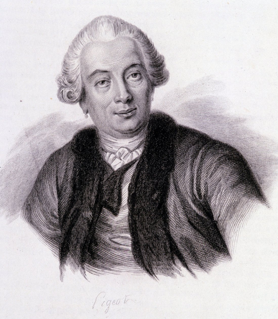 Bourgelat - w „Portrecie pożytecznych mężczyzn”” autorstwa Unknown artist