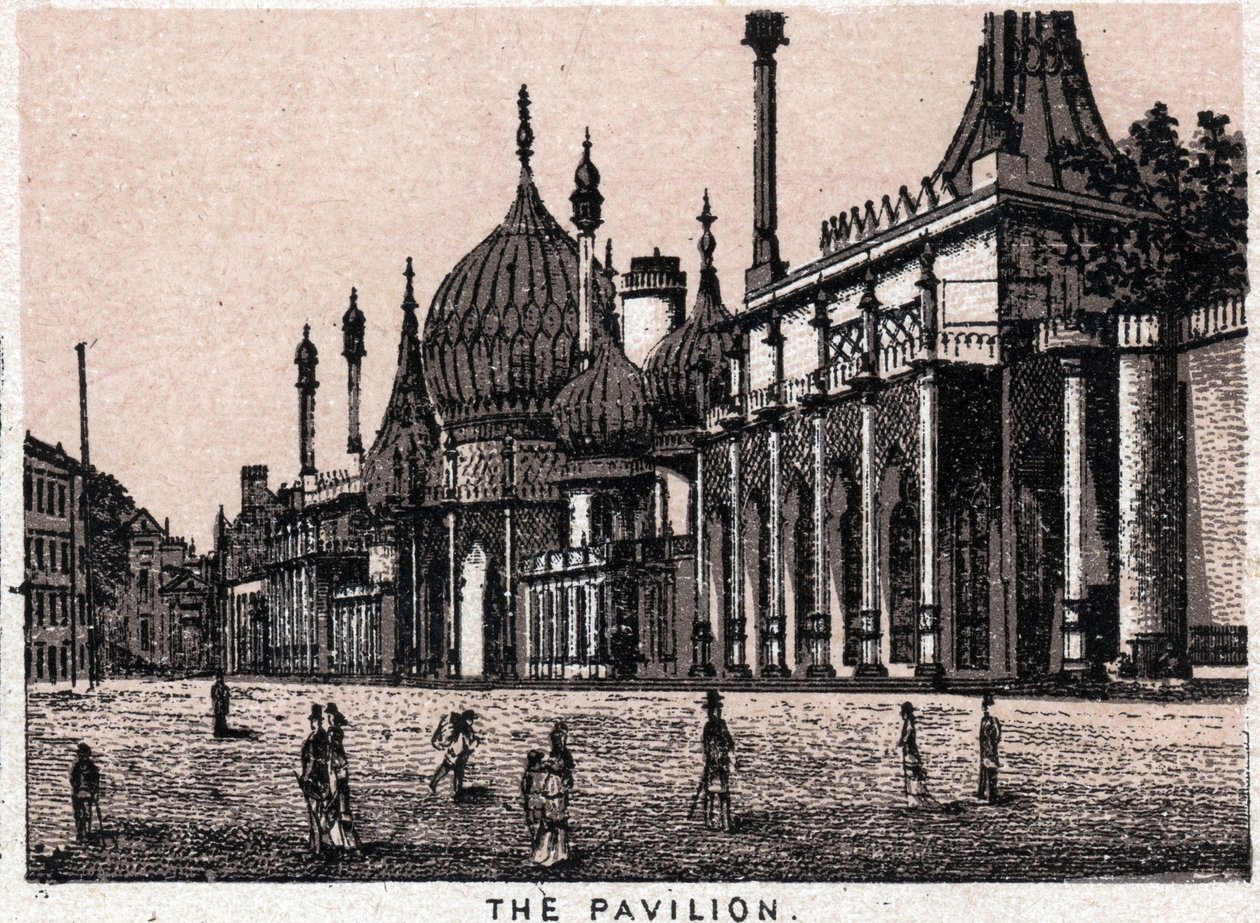 Brighton, Anglia: widok na pawilon. w „” Świat ilustruje 168 odsłon”” Niedatowany (koniec XIX wieku) autorstwa Unknown artist