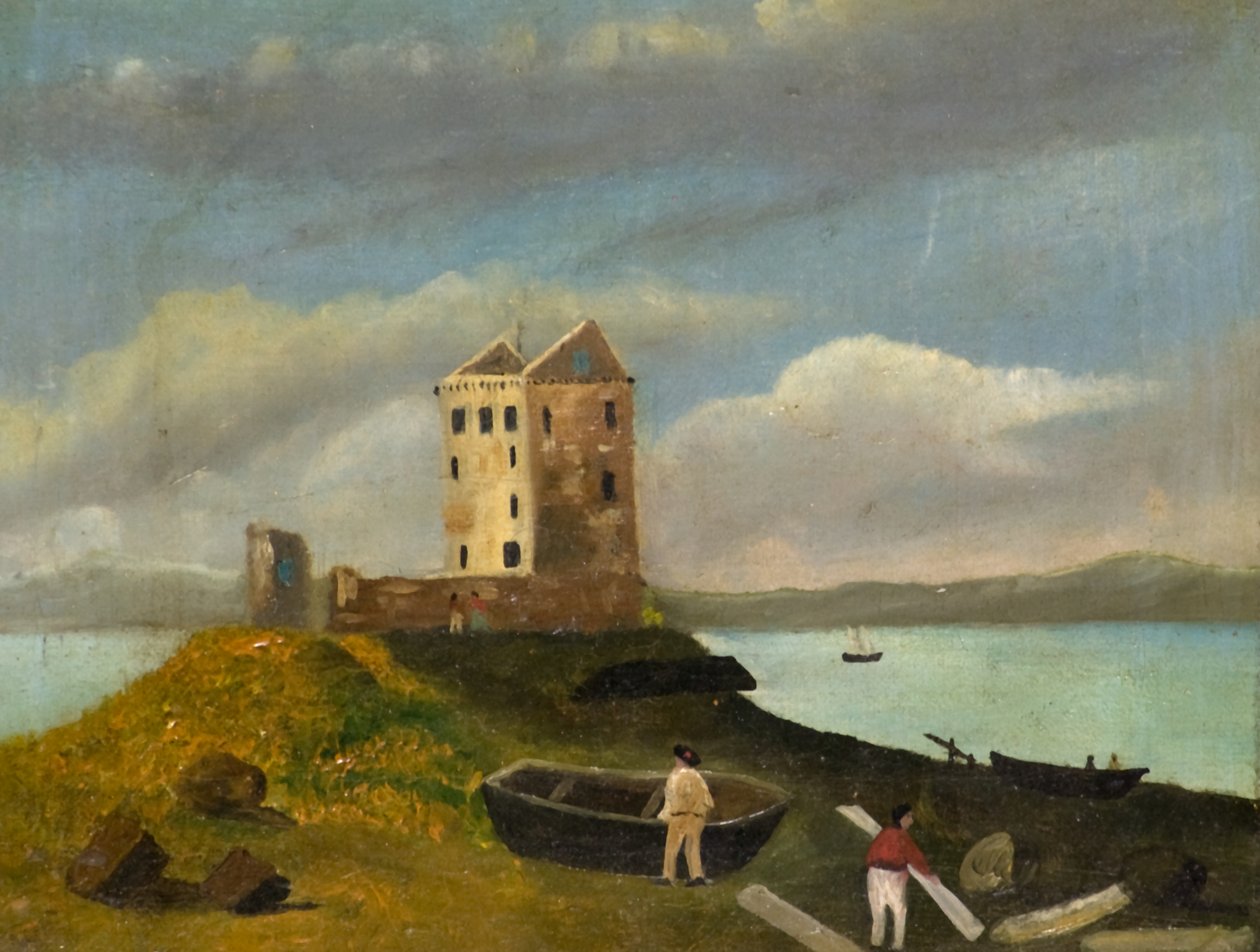 Zamek w Broughy autorstwa Unknown artist