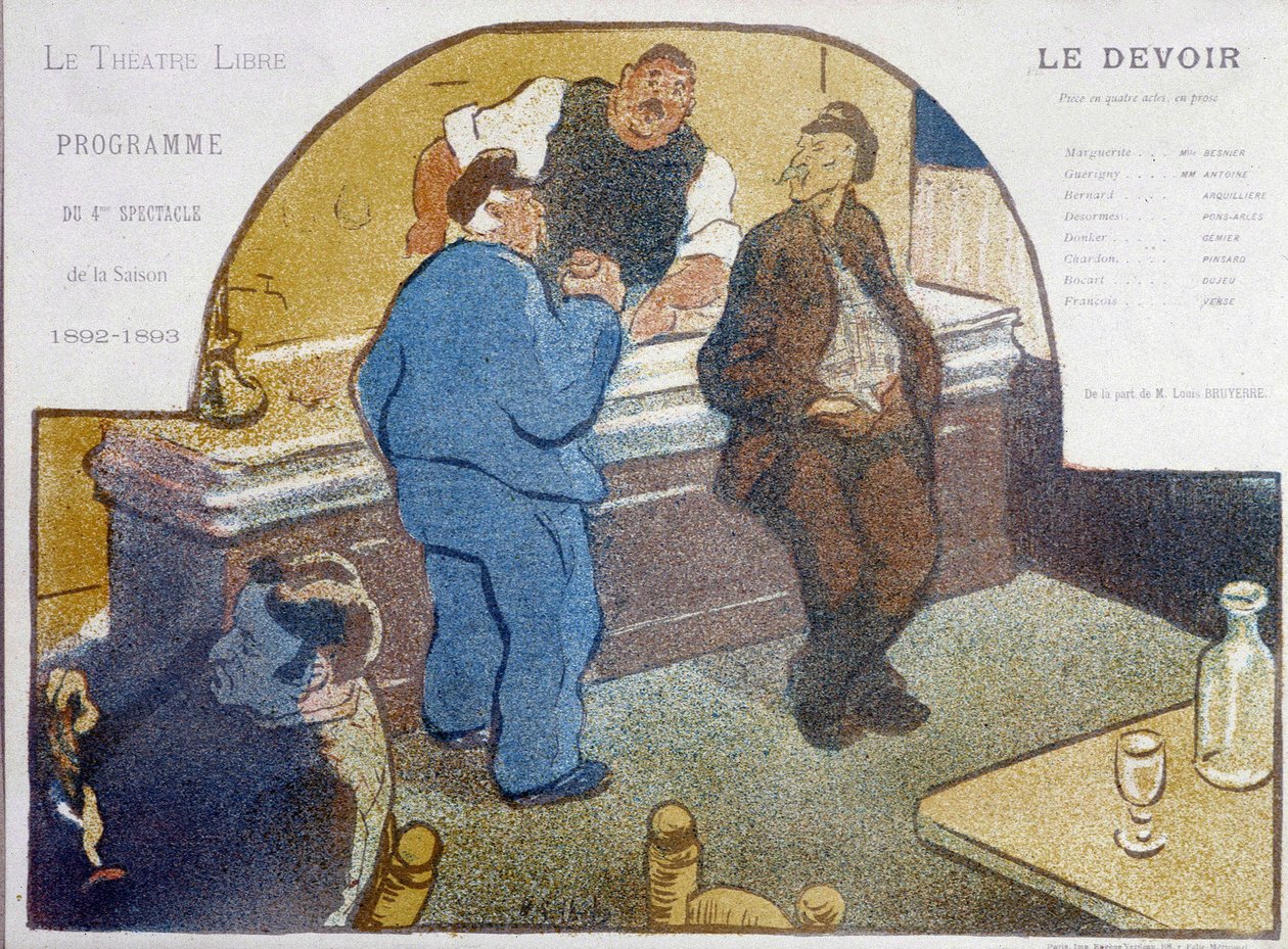 Café de Paris: cynk - rysunek, koniec XIX wieku, Carnavalet. autorstwa Unknown artist