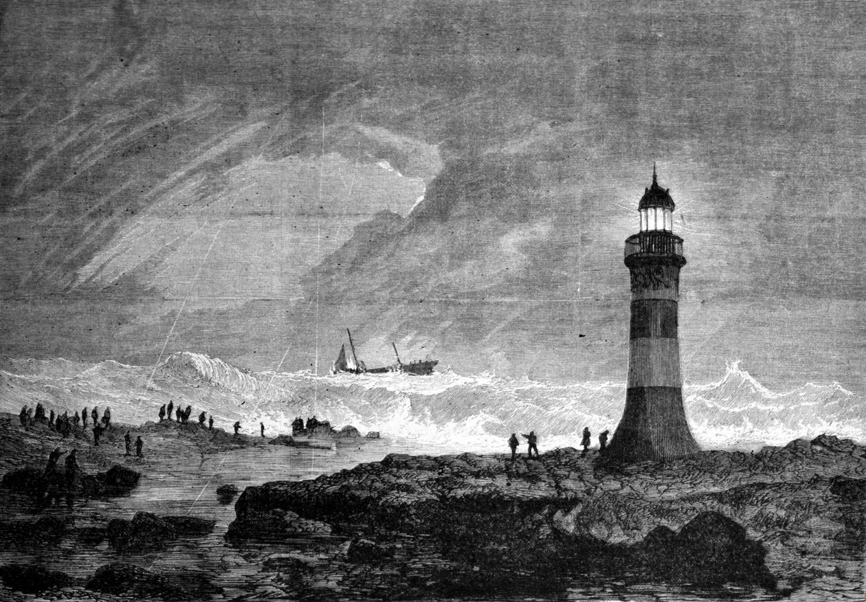 Przylądek Dobrej Esperance, latarnia morska Table Bay. autorstwa Unknown artist