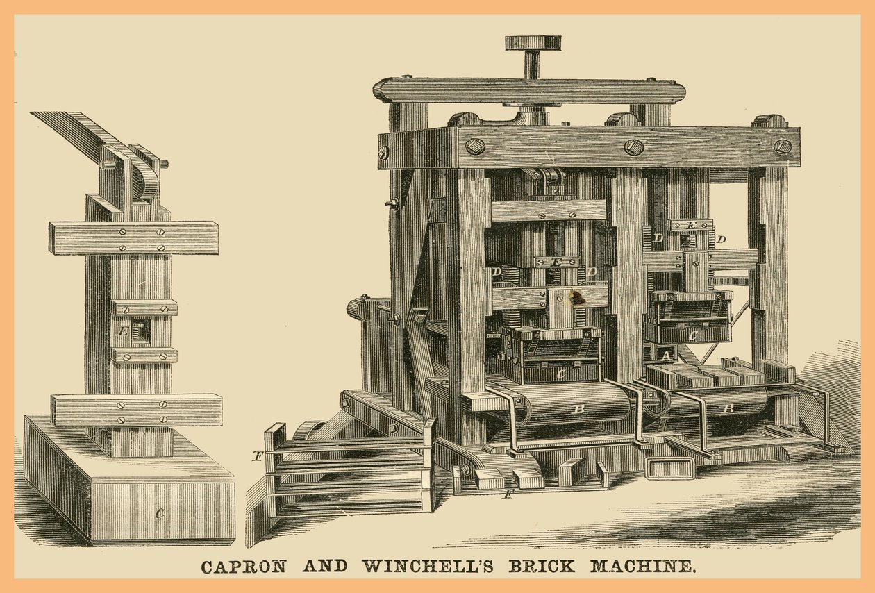 Capron - Winchells Brick Machine autorstwa Unknown Artist